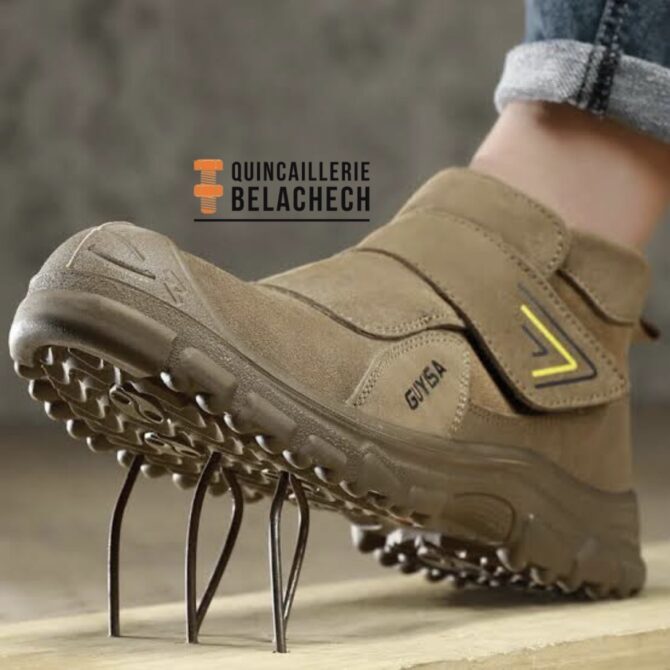 Bottes de travail avec nez en acier antichoc. - Image 4