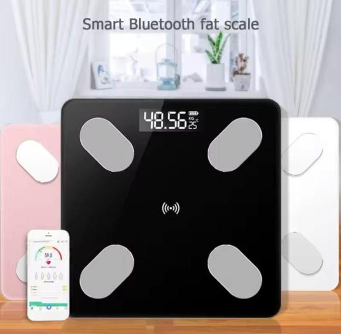 Pèse-Personne numérique, Balance de Graisse corporelle Bluetooth.