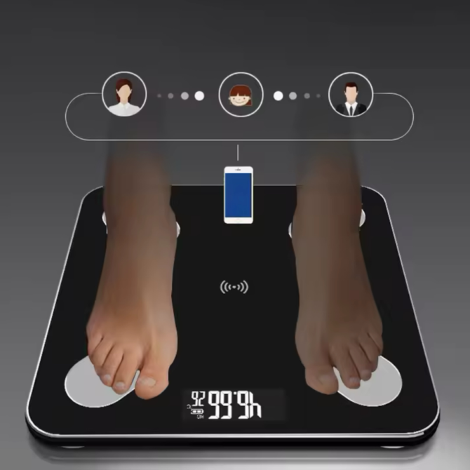 Pèse-Personne numérique, Balance de Graisse corporelle Bluetooth. - Image 2