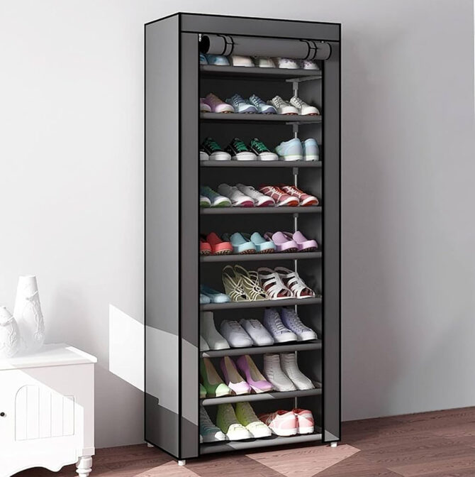 Boîte de rangement pour chaussures pour 27 paires.