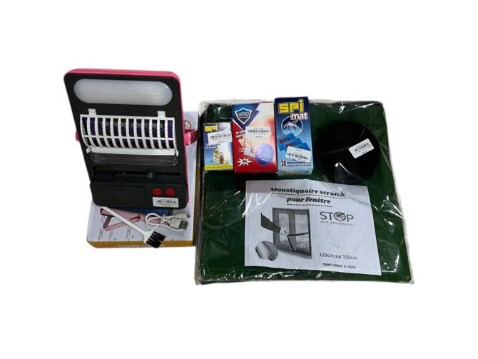 Pack De 6 Pièces Appareil Anti-mosquito + Rideau Anti-mosquito +  Lampe Anti-mosquito electrique + Rechange