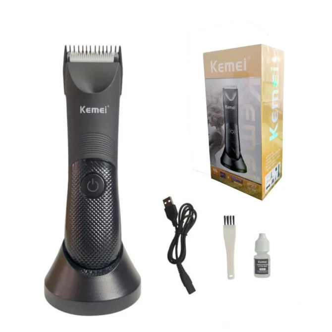 Kemei tondeuse à cheveux électrique multifonctionnelle pour hommes Kemei KM-1838 avec base lavable - Image 3